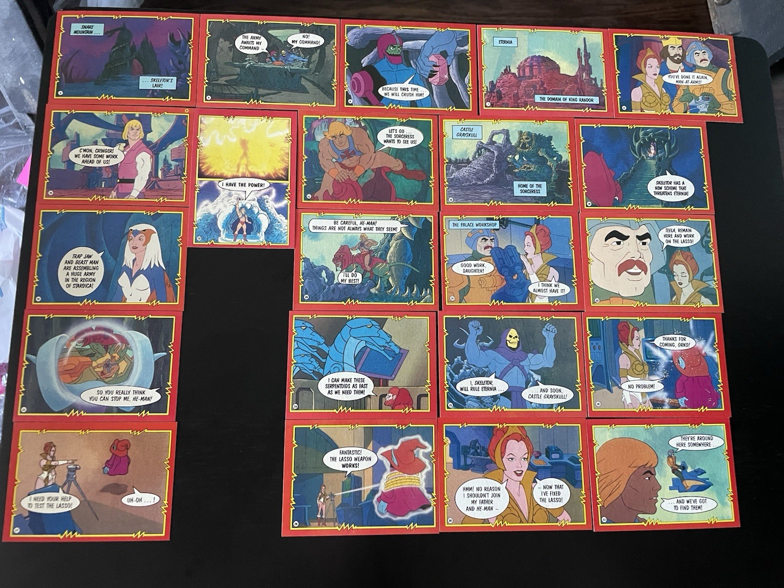 He Man Masters of the Universe 1984Trading Cards Random Lot of 71