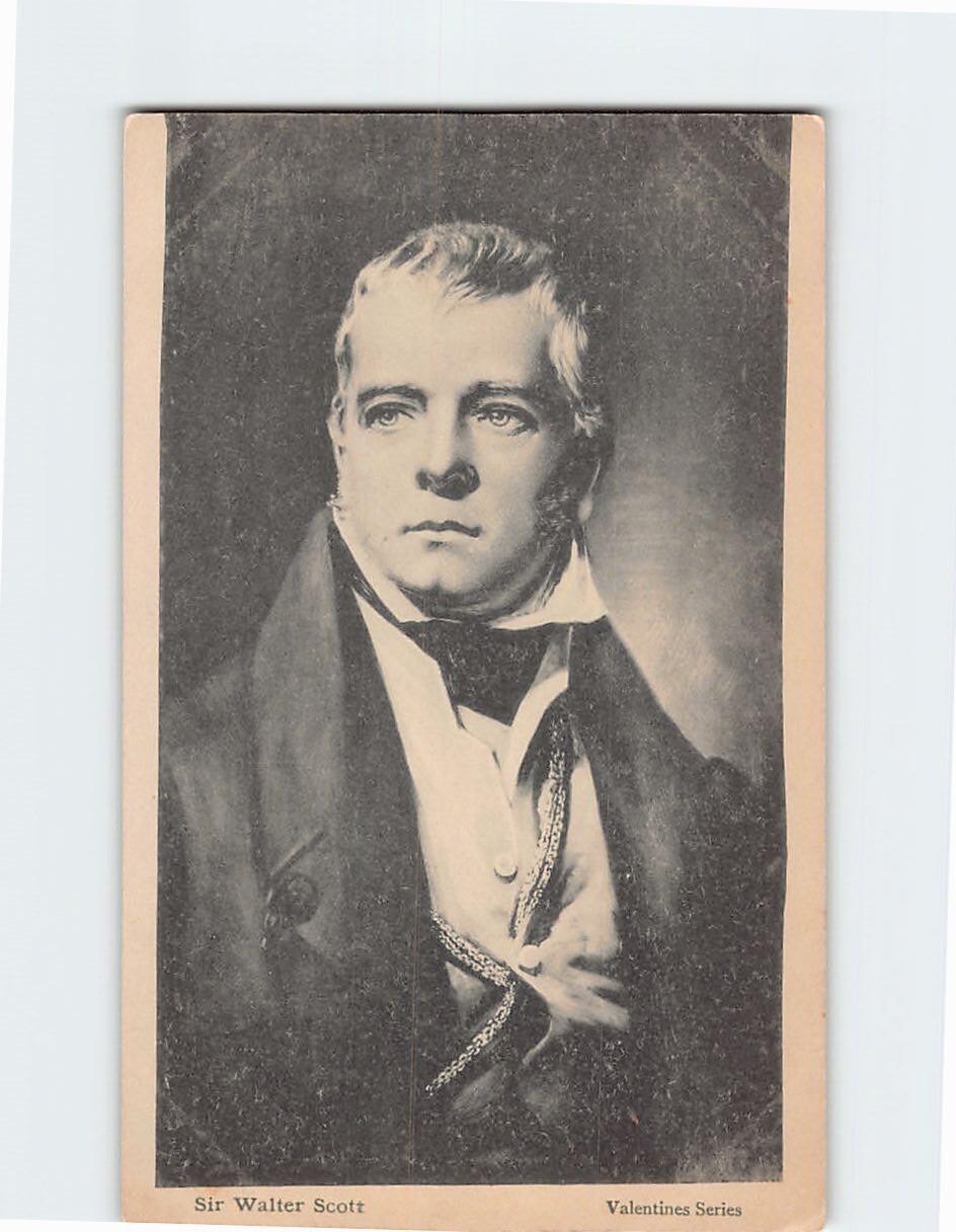 Postcard Sir Walter Scott Portrait
