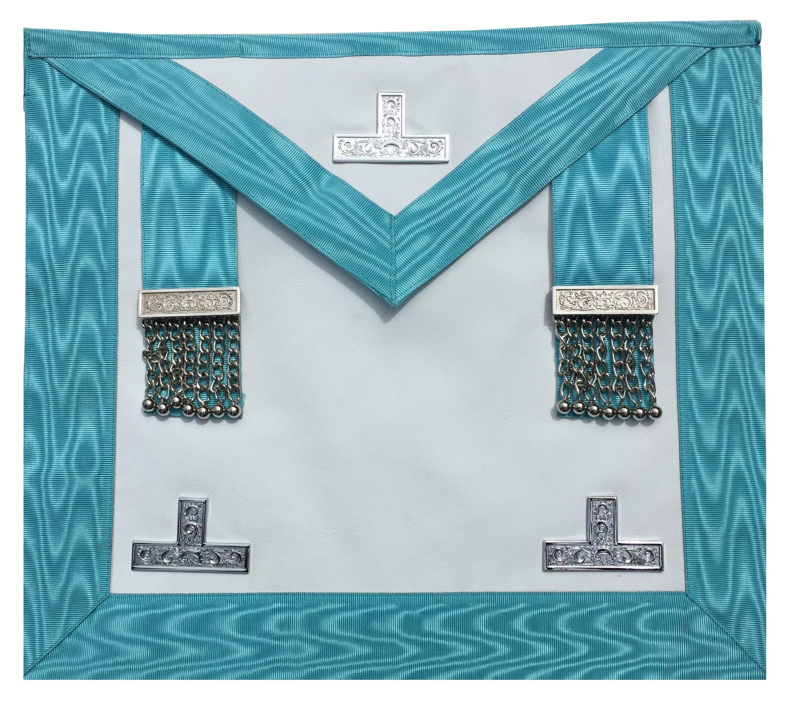 Masonic Regalia Craft Worshipful Mason WM Apron past master in Real Leather