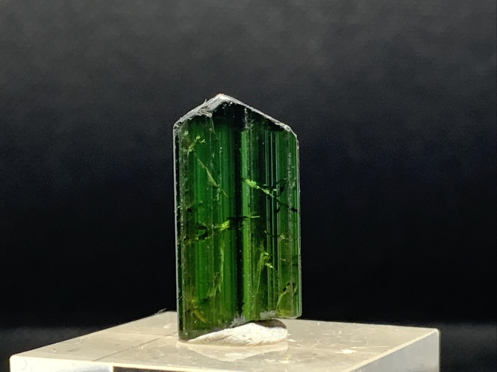Tourmaline Barra de Salinas, MG, Brazil 4.12 grams Green Terminated