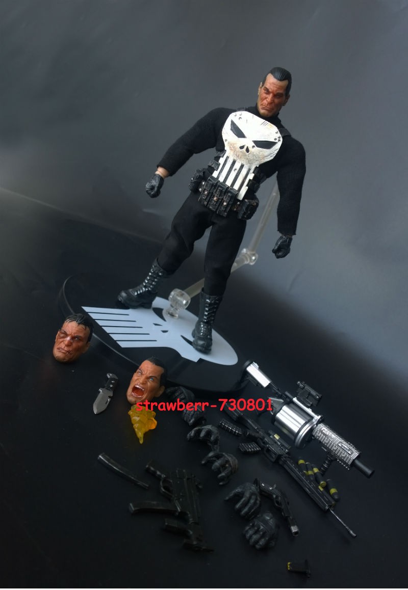 IN US The Punisher ONE:12 Action Figure Collection Cool 1/12 Model Toy Xmas Gift
