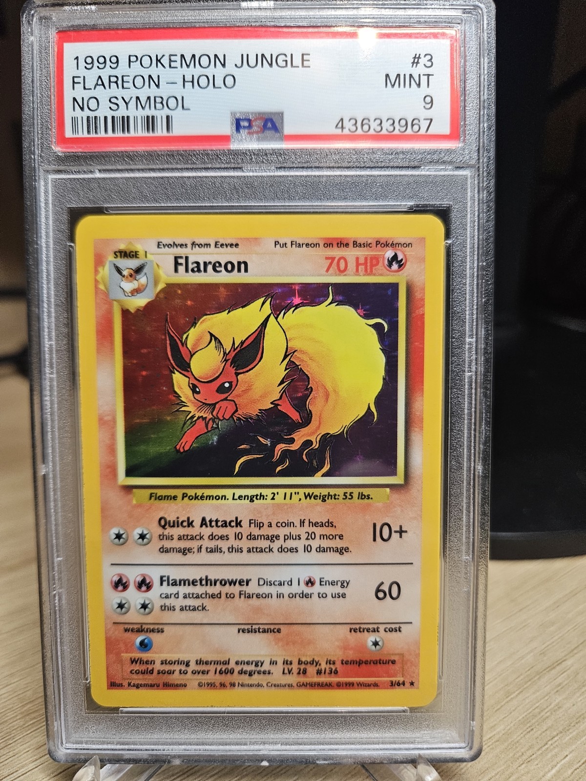 Flareon No Symbol Psa 9