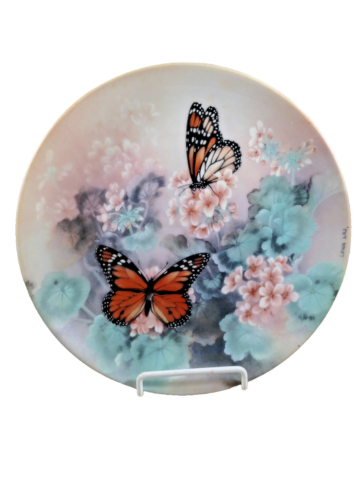 Monarch Butterflied Lena Liu On Gossamer Wings Collectors Plate
