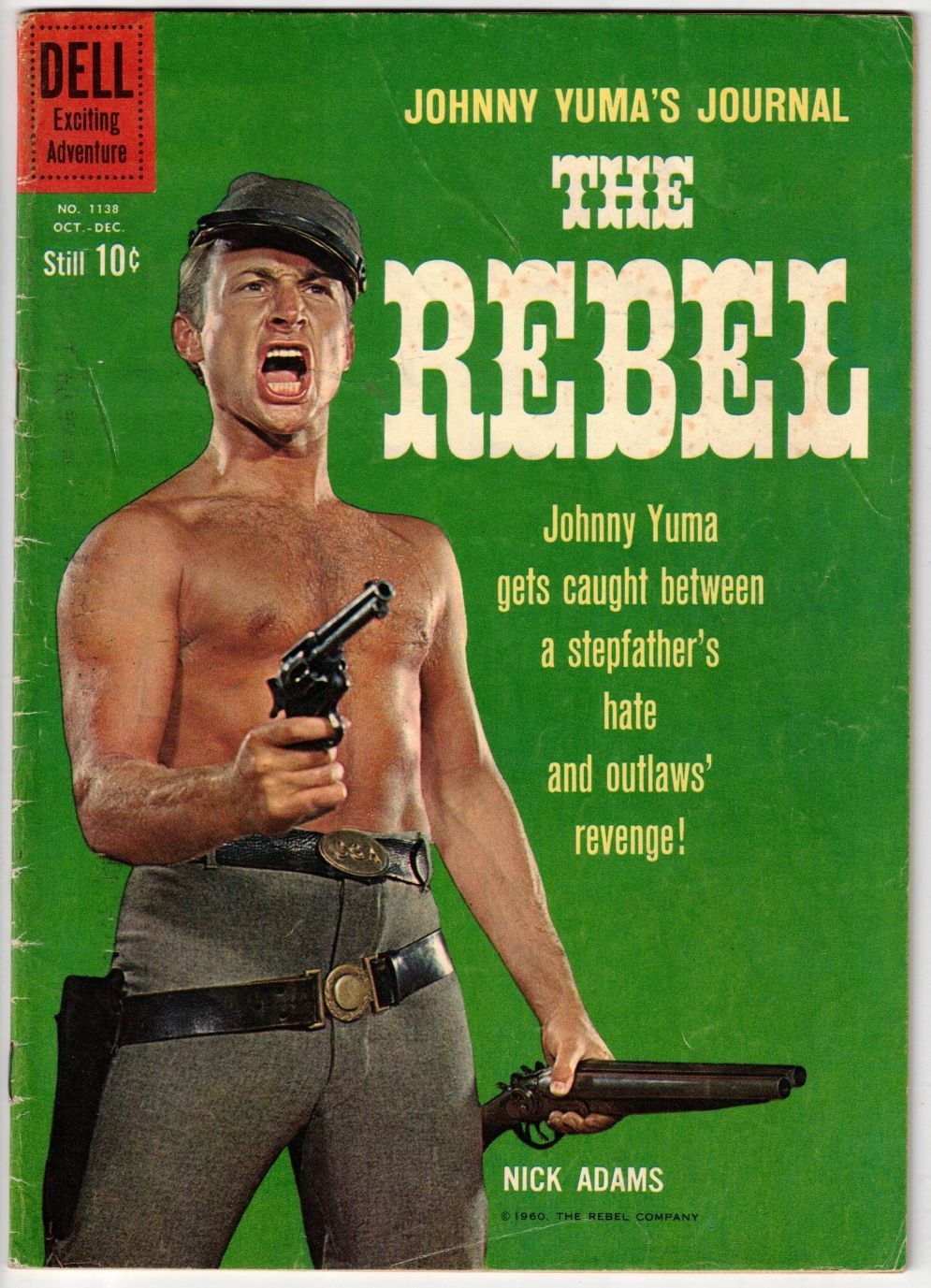 THE REBEL # 2 / FOUR COLOR # 1138 (DELL) JOHNNY YUMA - NICK ADAMS PHOTO COVER
