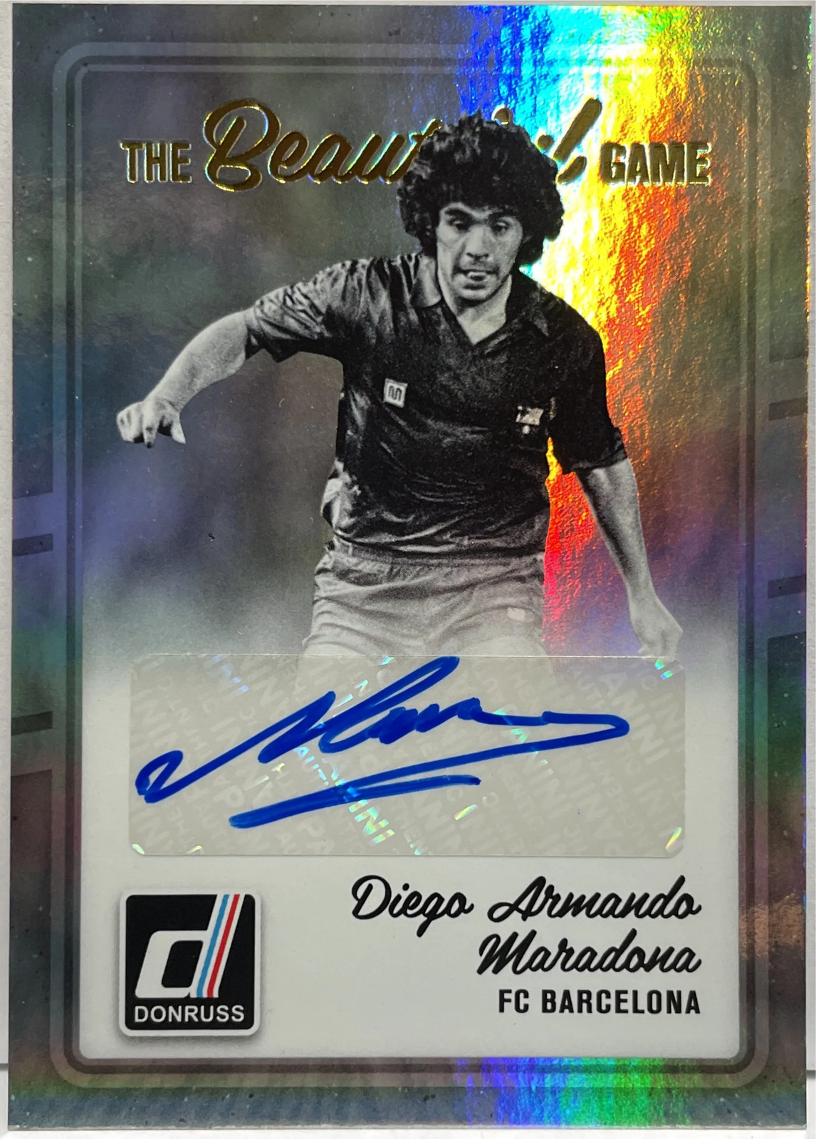 Diego Armando Maradona Autograph The Beautiful Game Panini Donruss FIFA 2016/17