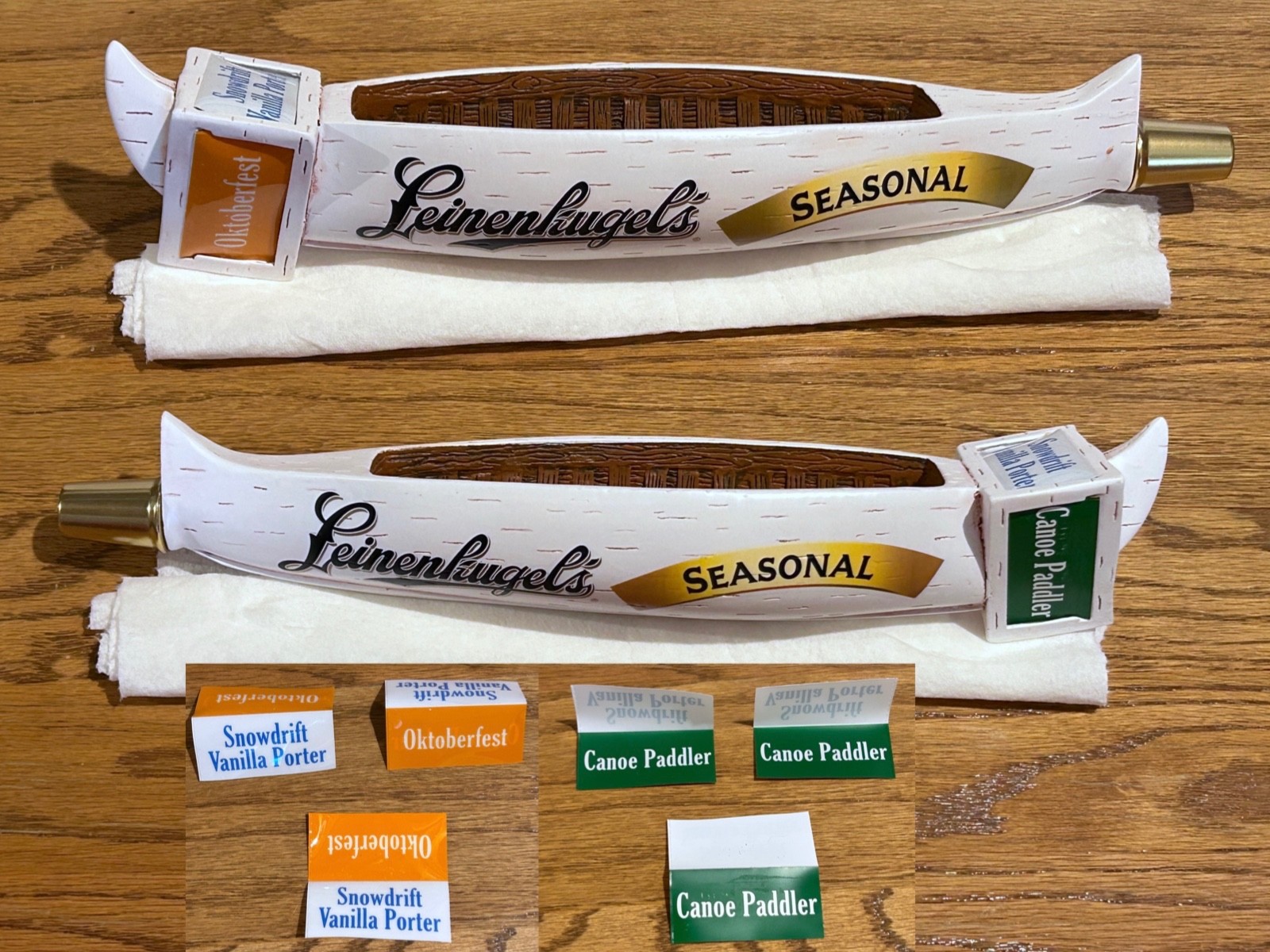 Leinenkugel's Leinie's Canoe Seasonal Beer Tap Handle w/Triangle Top