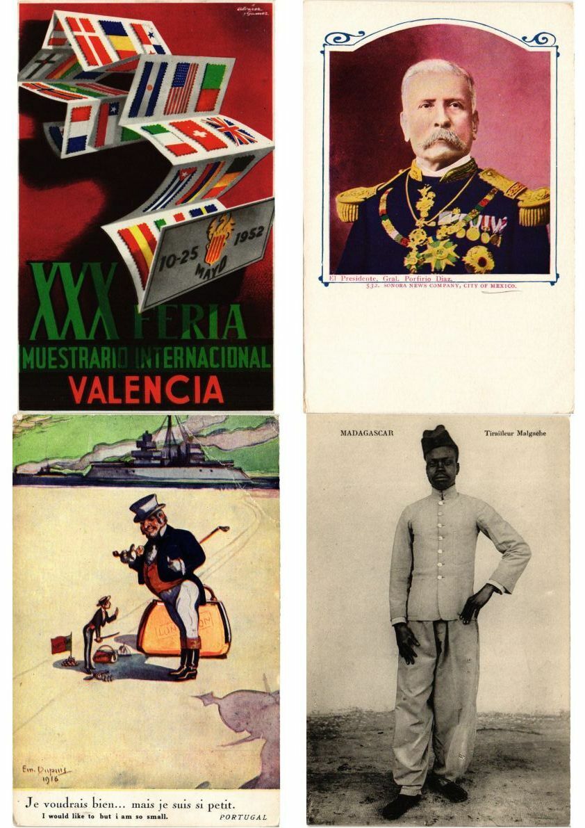 PORTUGAL POLITICAL PROPAGANDA 17 Vintage Postcards Pre-1940 (L3523)