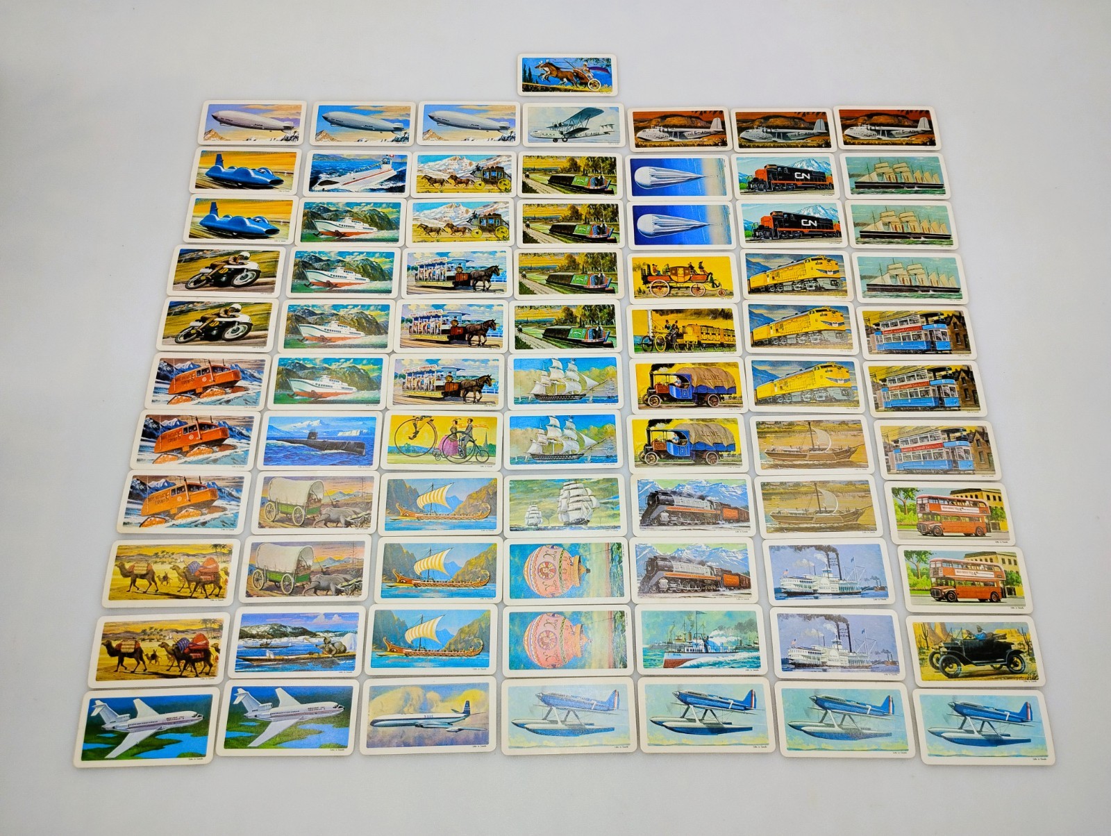 78x - Vintage 1967 Brooke Bond Red Rose Cards Transportation Through The Ages 78x - Vintage 1967 Brooke Bond Red Rose Cards Transportation Through The Ages