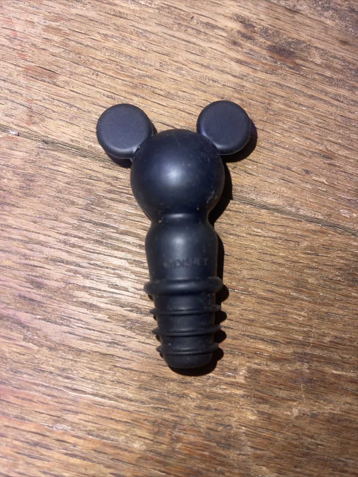 Disney Mickey Mouse Ears Rubber Wine Stopper Cork - Black