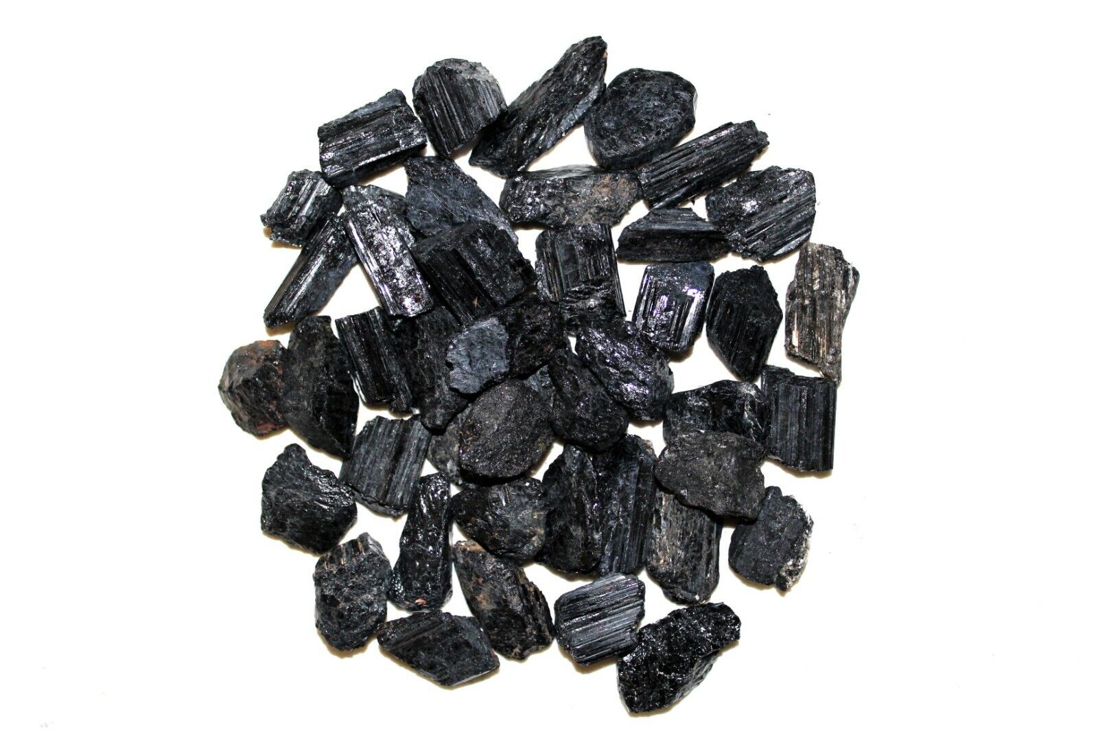 Black Tourmaline Rough Natural Stones 4 oz-5 lbs Bulk Wholesale Crystal Raw