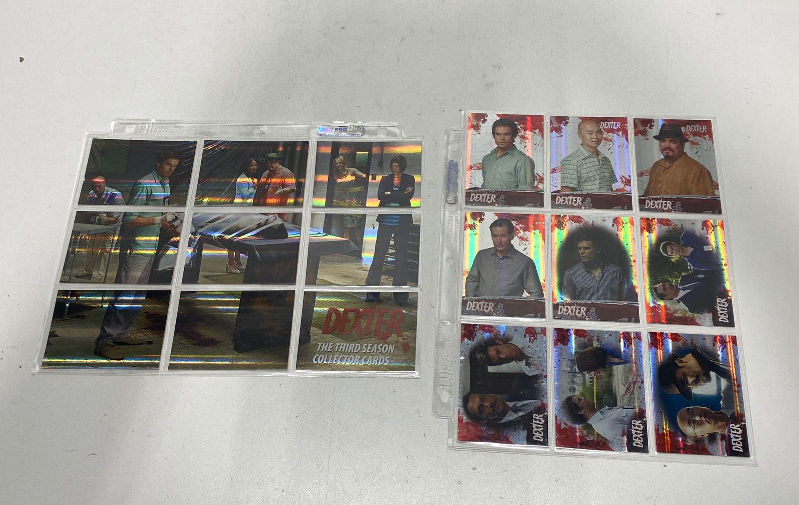 Breygent Dexter The Third Season Trading Cards Lot 18 Foil Puzzles Quotes 2010