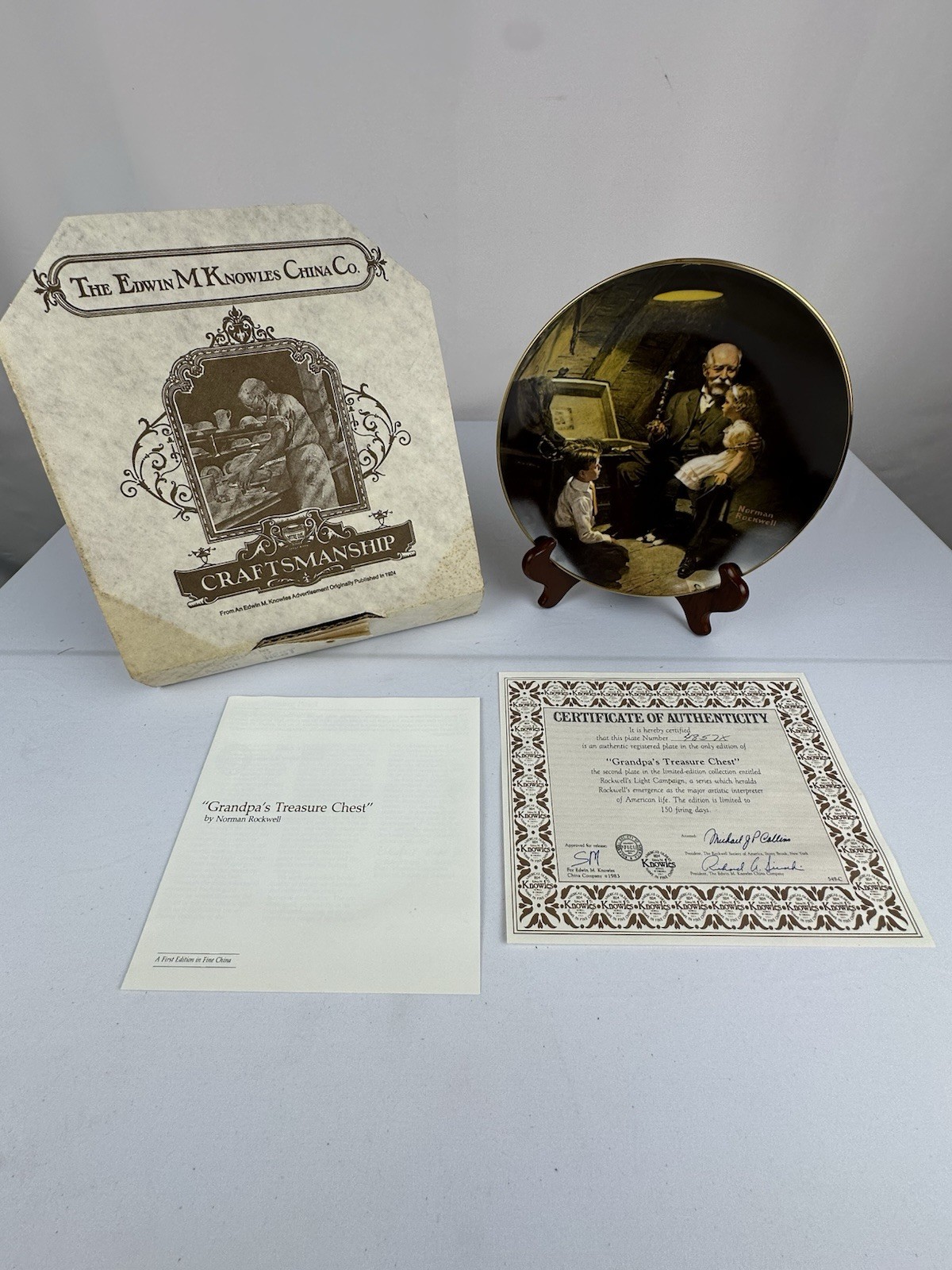 Norman Rockwell's Light Campaign Plate 