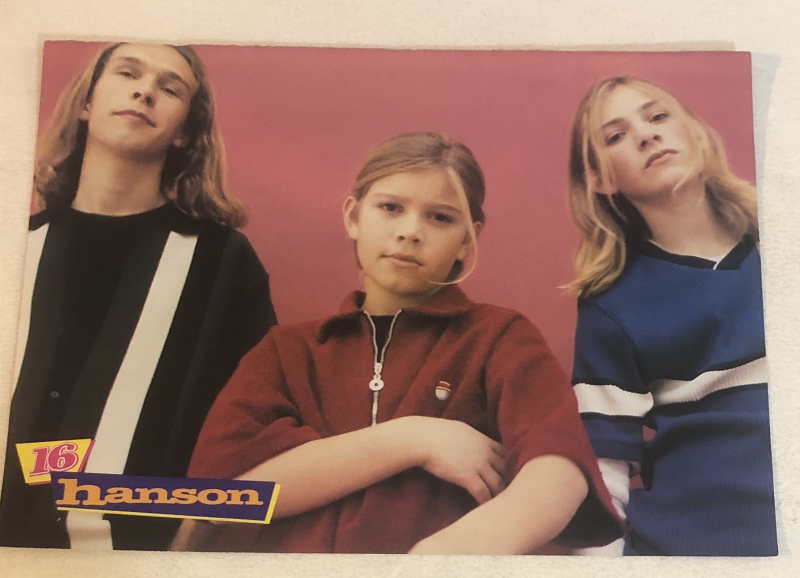 Hanson Boy Band Teen Magazine Print Picture Vintage Ephemera