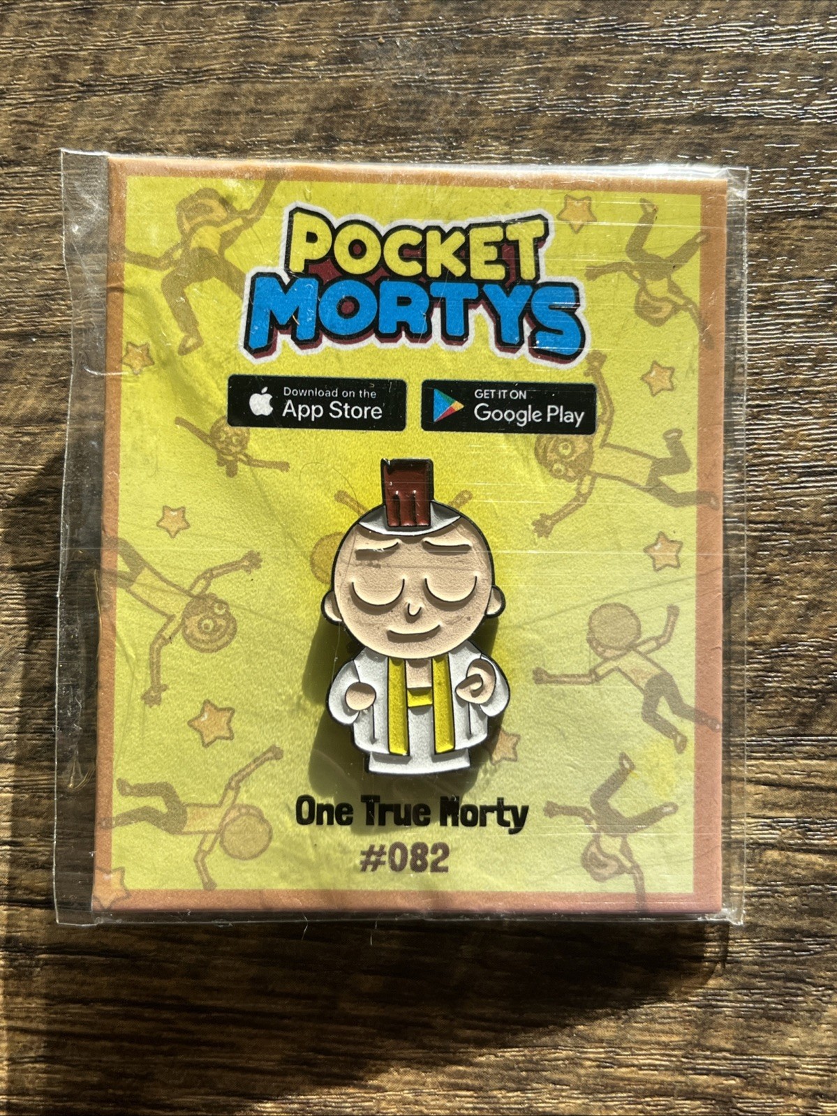 Pocket Mortys One True Morty #082 Enamel Pin Rick and Morty Pocket Mortys One True Morty #082 Enamel Pin Rick and Morty