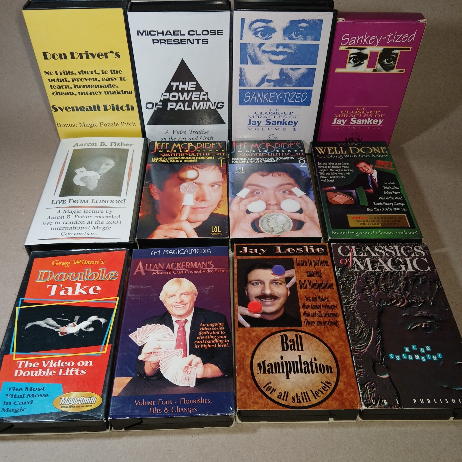 Magic Education VHS Lot of 12 L&L A-1 Sankey Wilson Asher Fisher Ackerman VTG