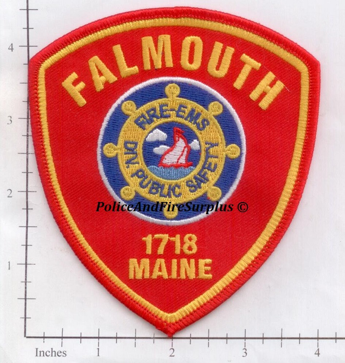 Maine - Falmouth Fire EMS Public Safety ME Fire Dept Patch