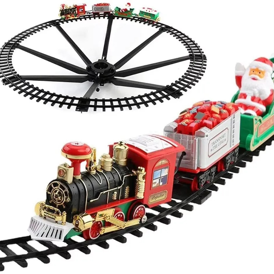 Electric Christmas Train Electric Sound and Light Hangable Christmas Tree Christ