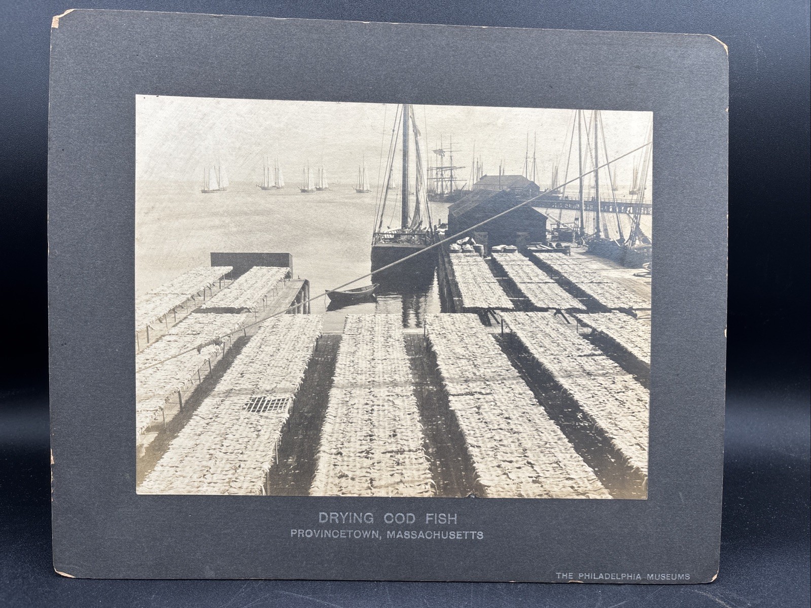 Provincetown Cape Cod Philadelphia Museum Drying Cod Fish Hillards Wharf