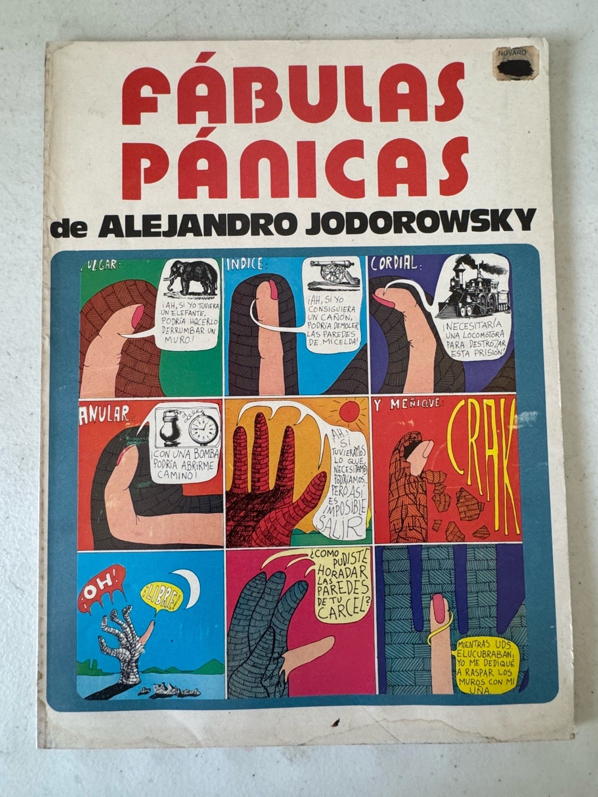 Alejandro Jodorowsky FABULAS PANICAS 1977 Comic Novaro Mexico 1st Ed •Very Rare•