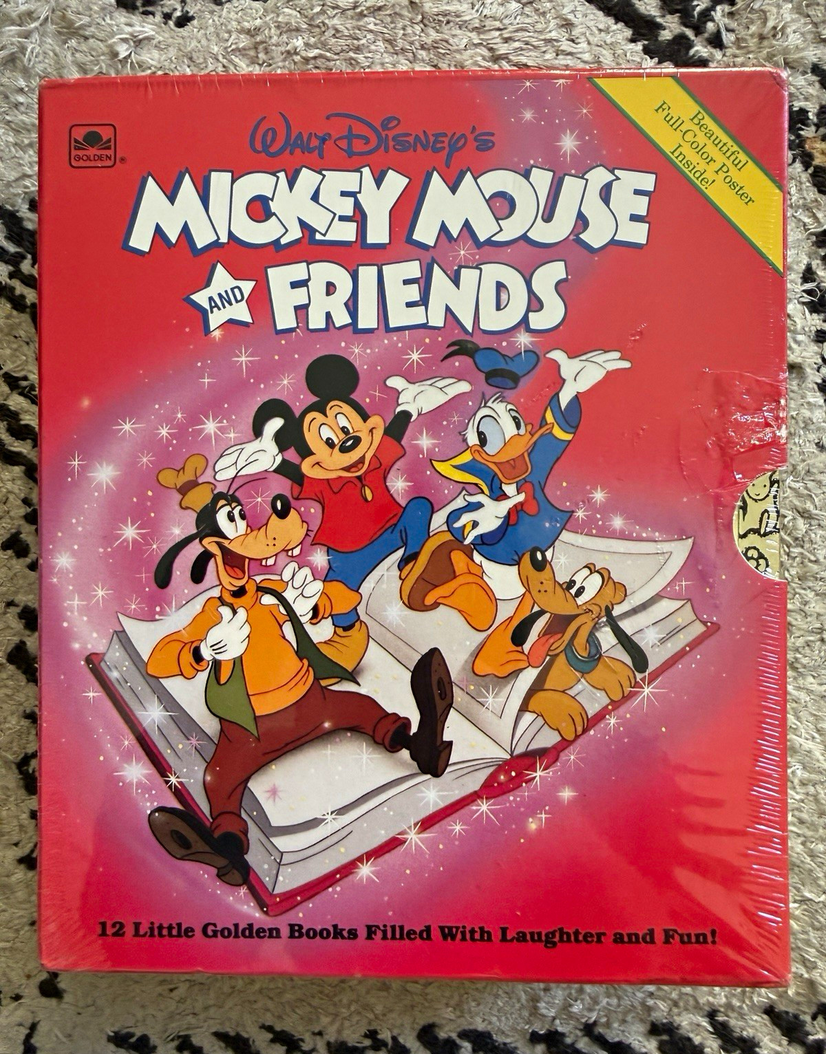 Disney Mickey Mouse & Friends 12 Little Golden Books Set 1990 READ DESCRIPTION