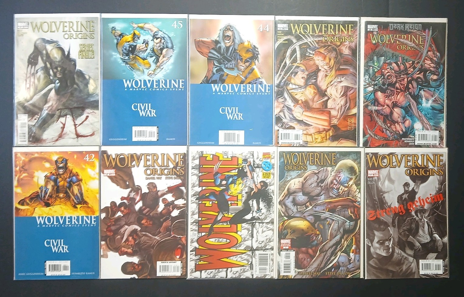 Wolverine Marvel Comic Book Lot