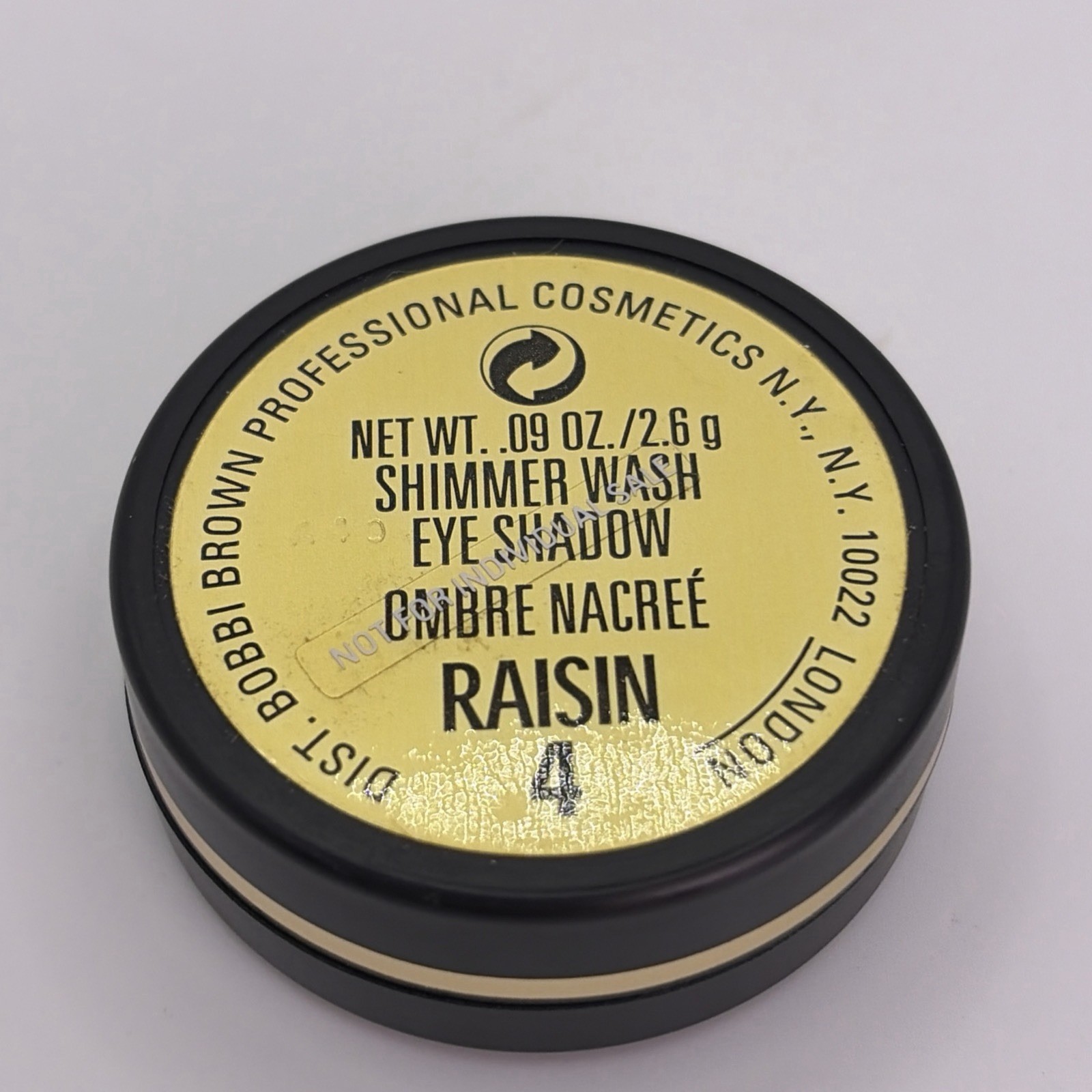 Vintage Bobbi Brown Essentials Shimmer Wash Eye Shadow Raisin #4 Discontinued