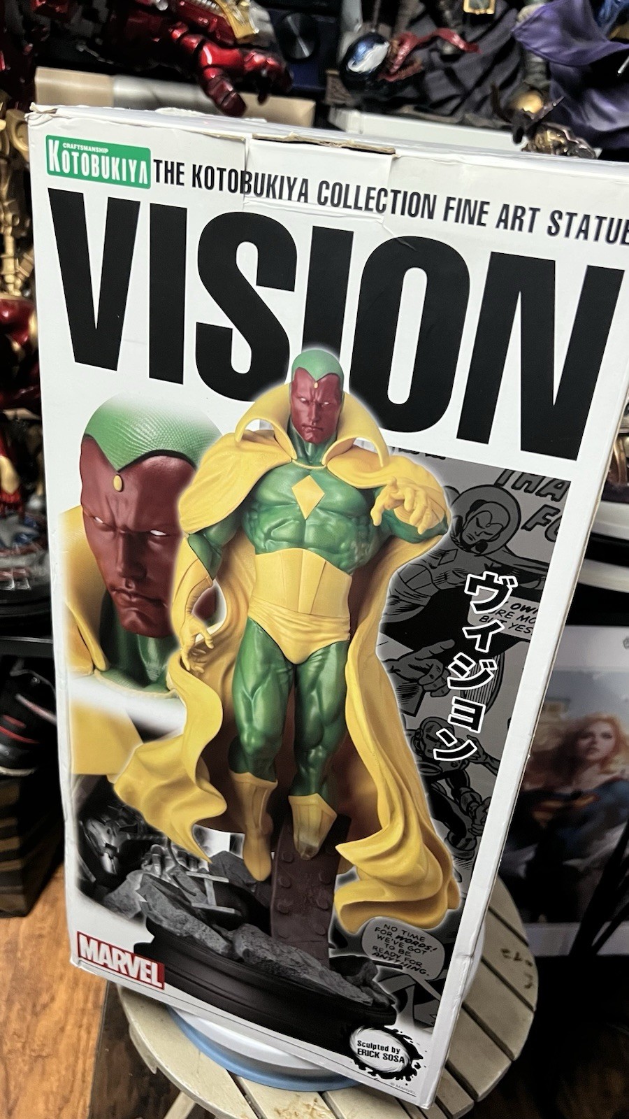 Kotobukiya Vision Fine Art Statue Sideshow Bowen 1/6 Scale  Small Damage