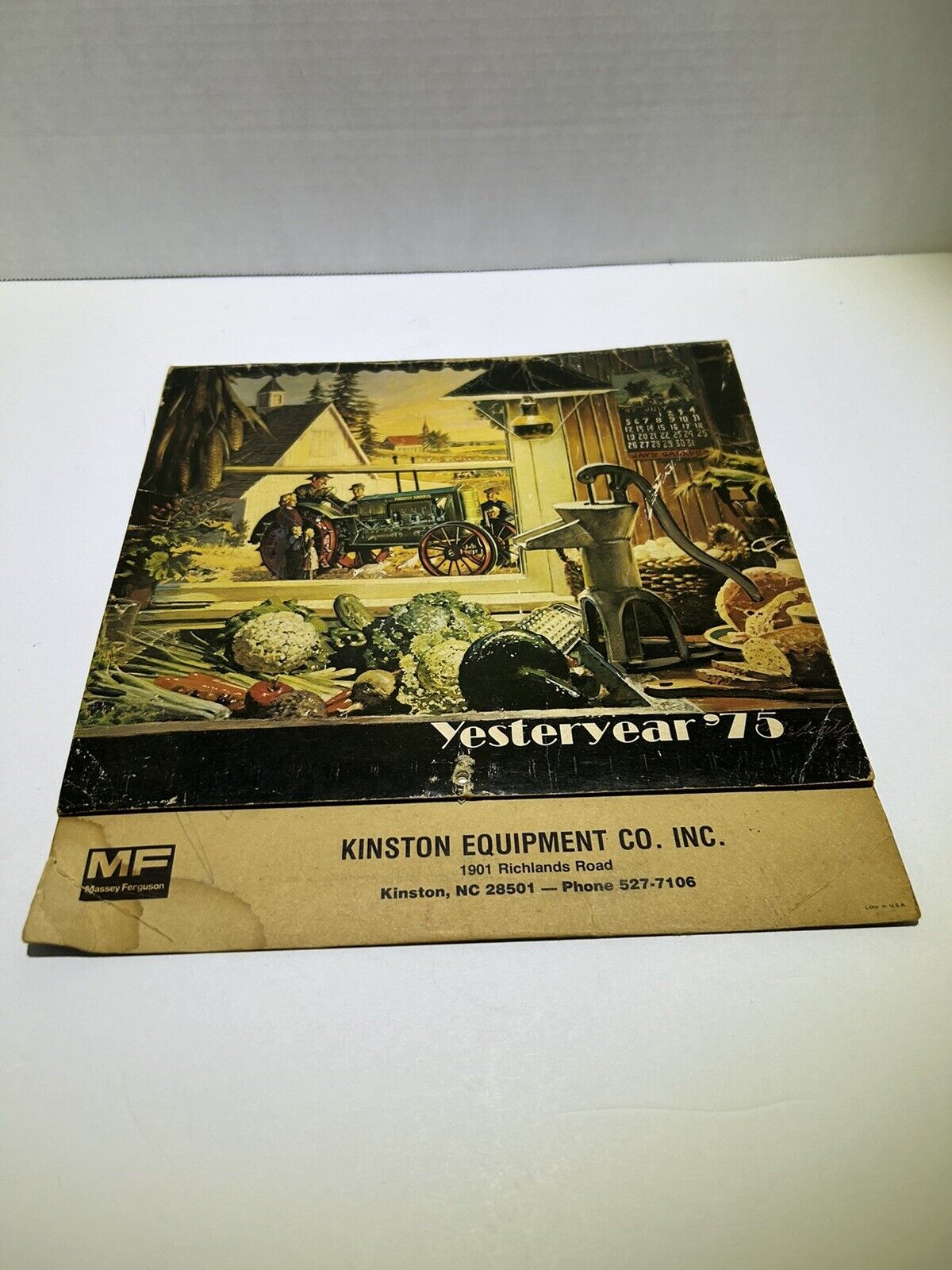 1975 Massey Ferguson Calendar Kinston Equipment Company Inc. Kinston, NC