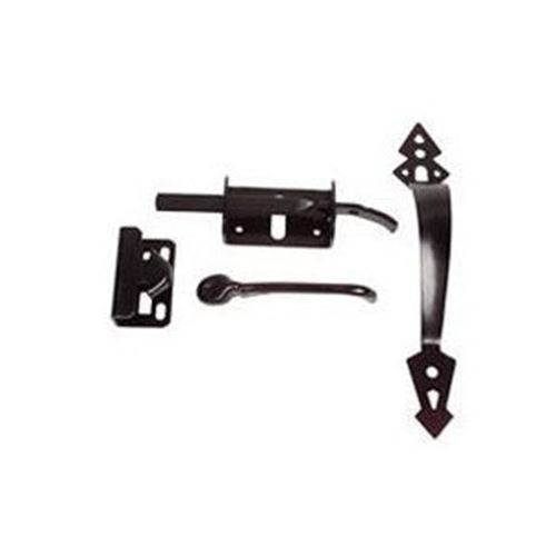 Heavy Duty Steel Thumb Latch - Black- Garden Gate Heavy Duty Steel Thumb Latch - Black- Garden Gate