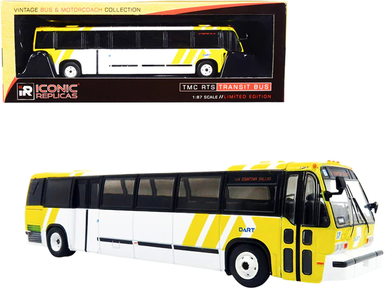 1999 TMC RTS Transit Bus #164 Downtown Dallas \