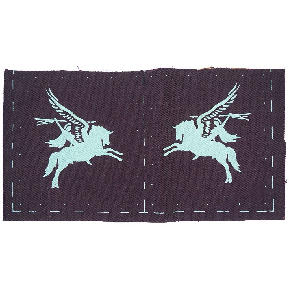 WW2 original British Airborne, Pegasus Patches, An Unissued pair uncut
