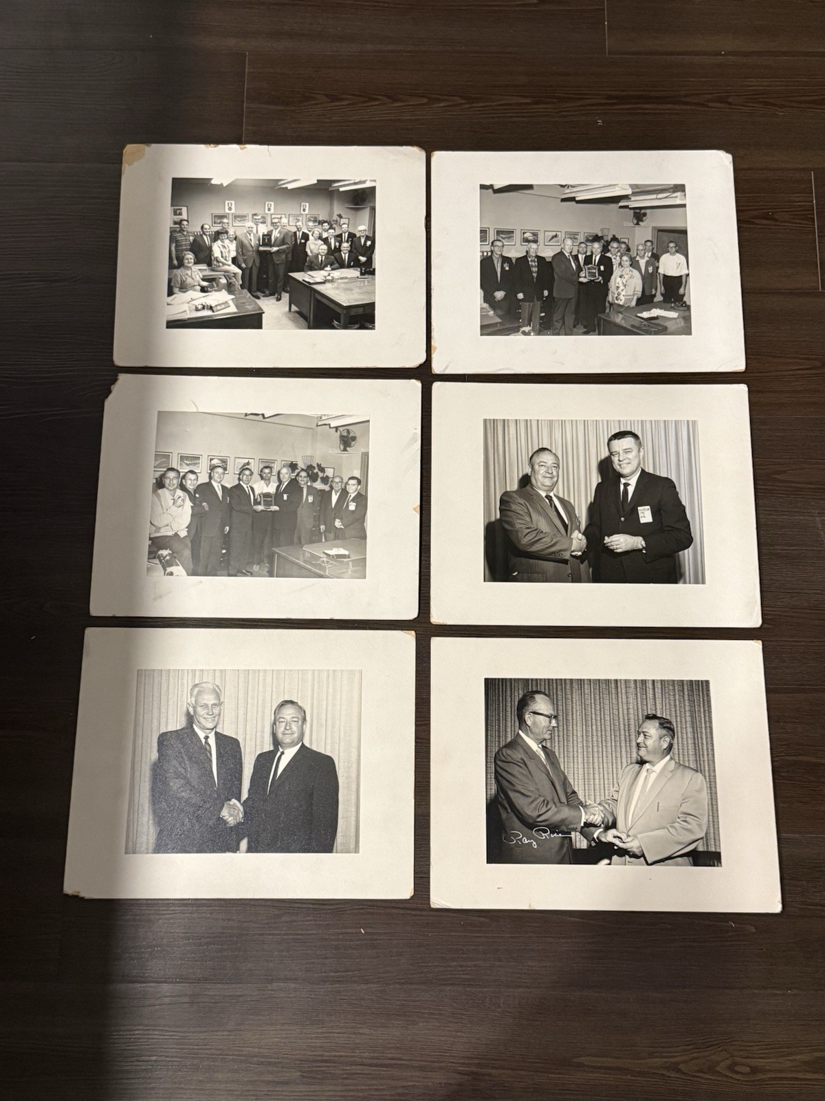 Vintage 1960s Press Photo Lot 11x14 North American Aviation NAA Ed J Dooley