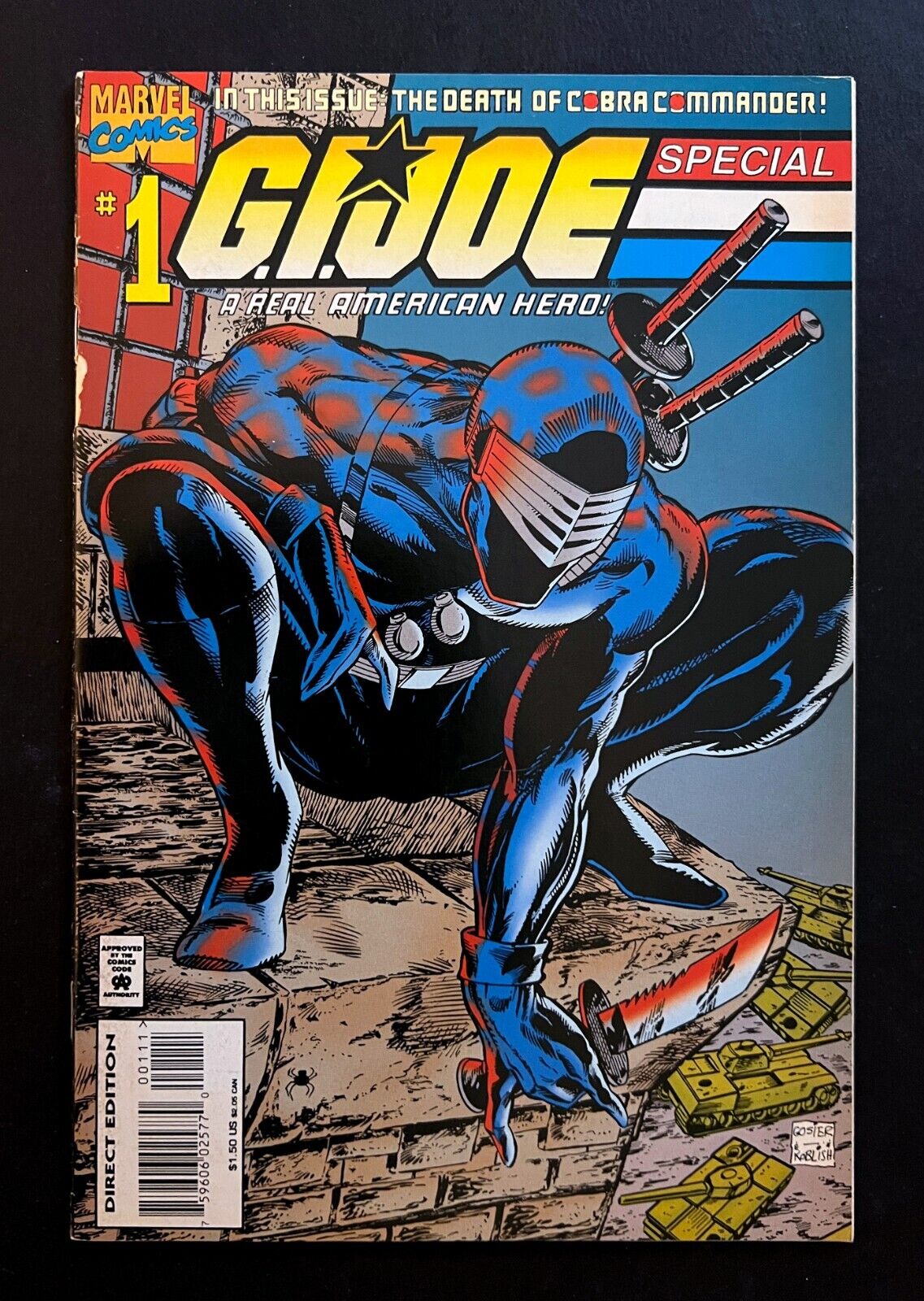 G.I. JOE SPECIAL #1 Todd McFarlane Art *Spine/Staple Damage* Marvel Comics 1995