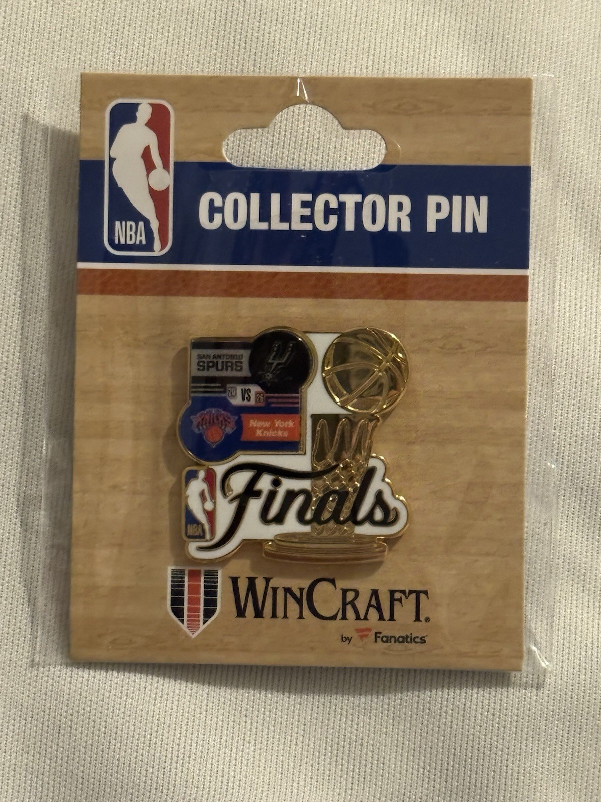 2026 NBA Finals New York Knicks vs San Antonio Spurs Dueling Collector Pin