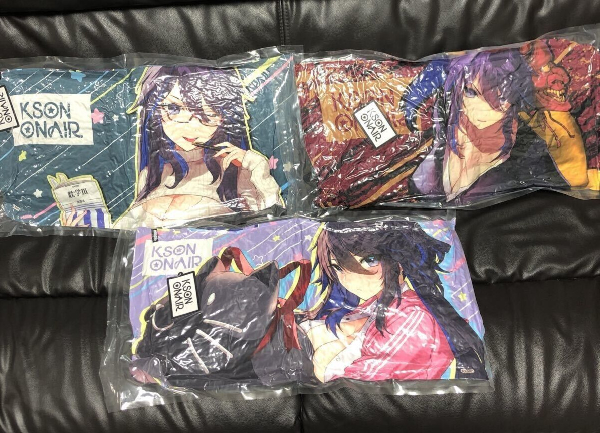Kson long cushion set of 3 Vtuber Size 80cm (about 31.4\