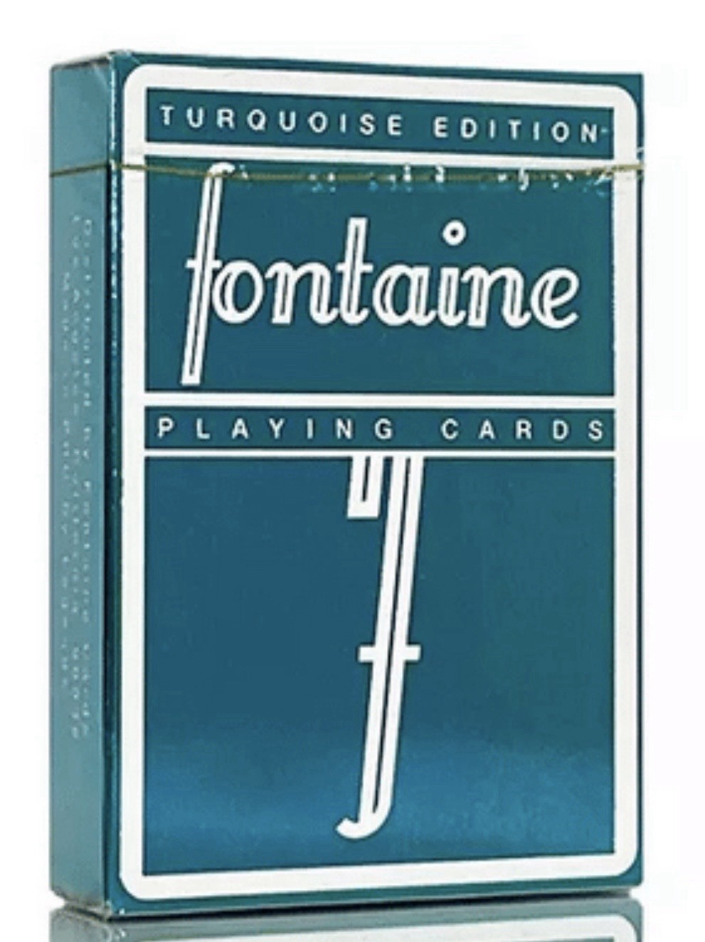 ✨ Fontaine Holographic Playing Cards Holo Turquoise Edition VERY RARE Sealed ✨