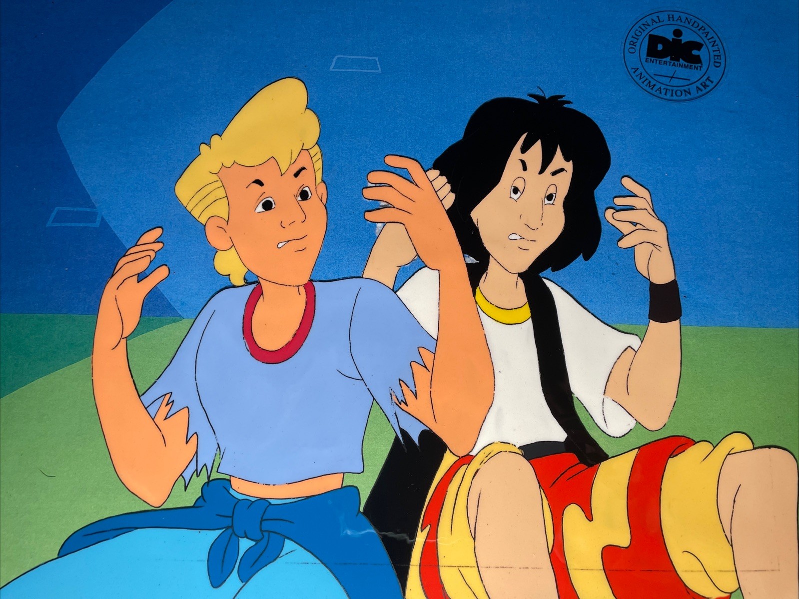 Bill and Ted Excellent Adventures Animation Cel Art DIC Cartoon Vintage I6