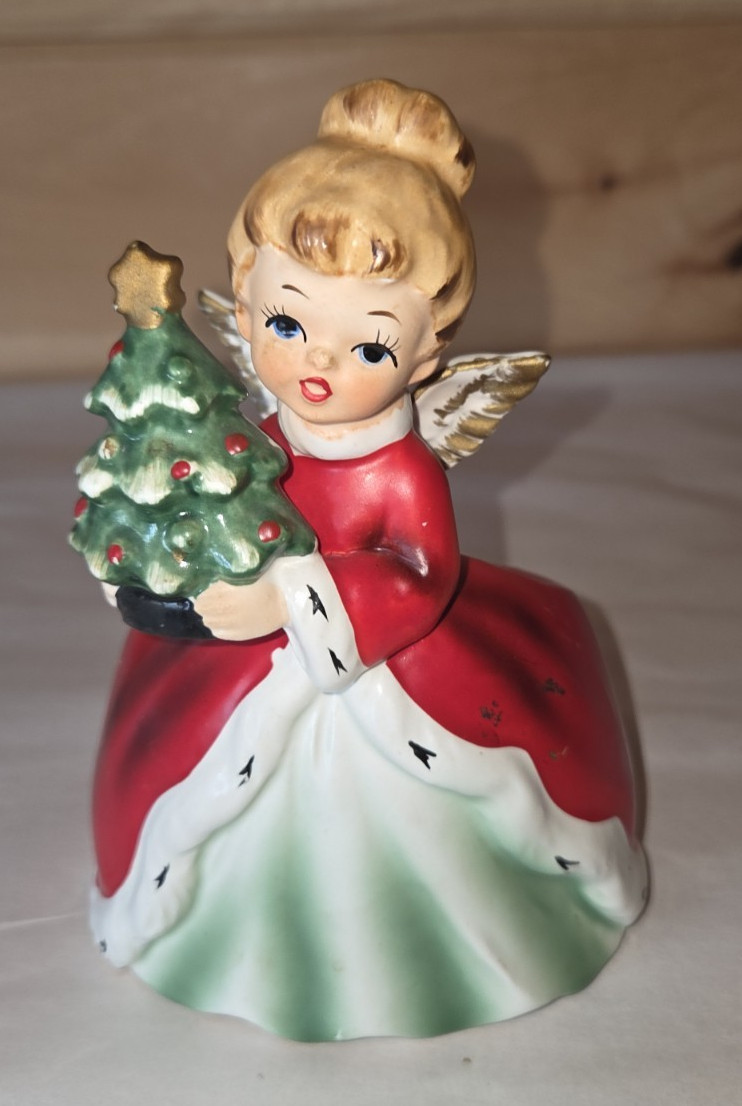 Napco Christmas Angel Planter 5 1/2\