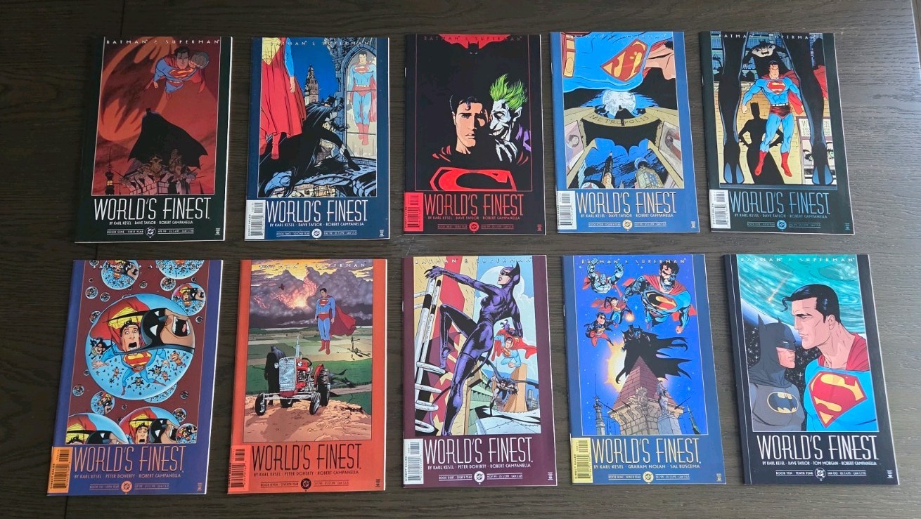 Batman & Superman: World's Finest (1999) #1-10 Complete Run – VF Condition