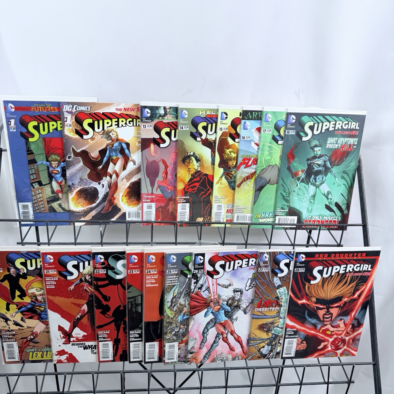 Supergirl 1 13-19 21-28 Futures End 1 lot  New 52 vs Lobo