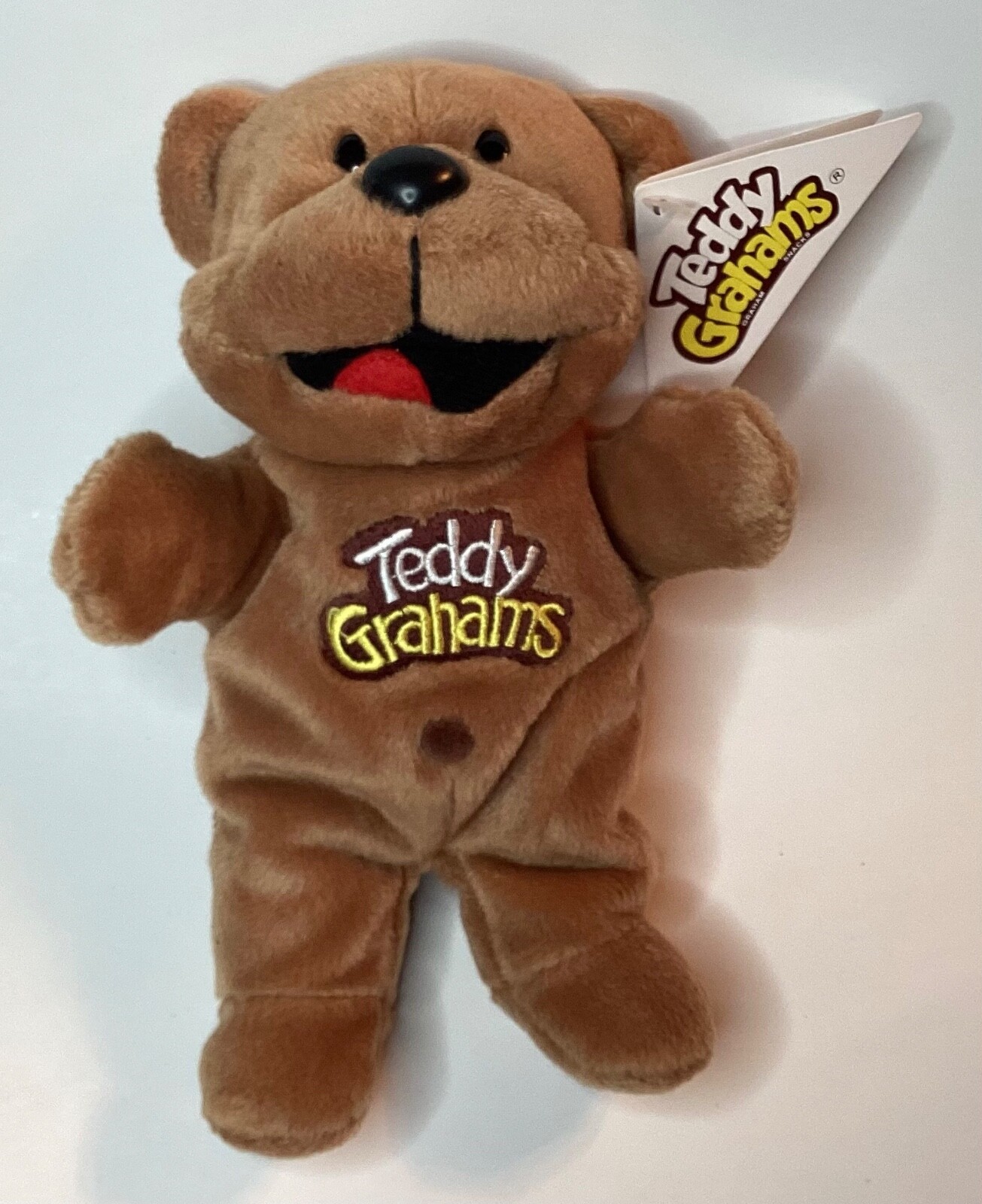 NEW NABISCO TEDDY GRAHAMS EDDY 8” PLUSH BEAR W/TAG- STEVEN SMITH 1ST. SERIES
