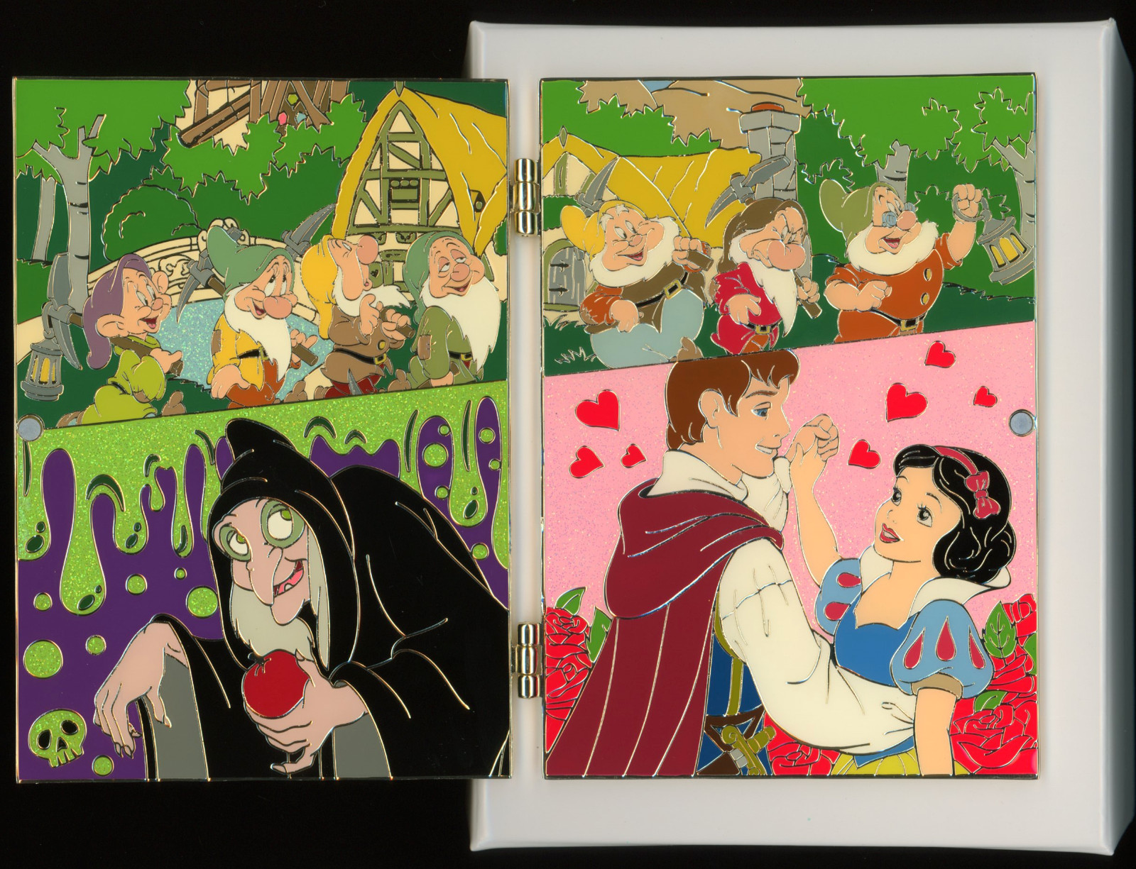 Rare SDR Shanghai Disney Fairy Princess Dream Snow White Book LE 300 Jumbo Pin