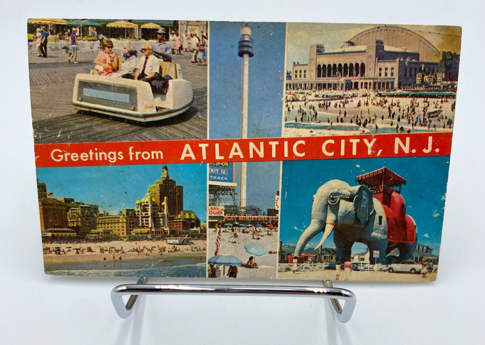 Vtg 1930's - 1940's Atlantic City New Jersey Postcard Vtg 1930's - 1940's Atlantic City New Jersey Postcard
