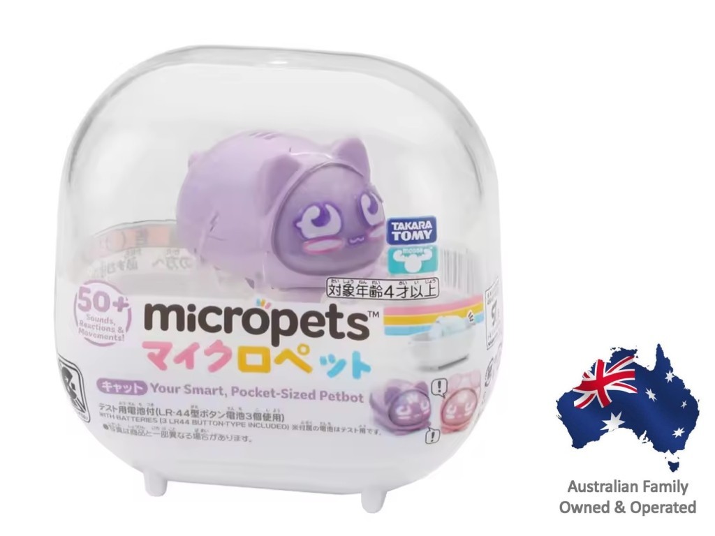 Genuine Takara Tomy Micropets Pocket-Sized Petbot Cat Rabbit Dog Tamagotchi