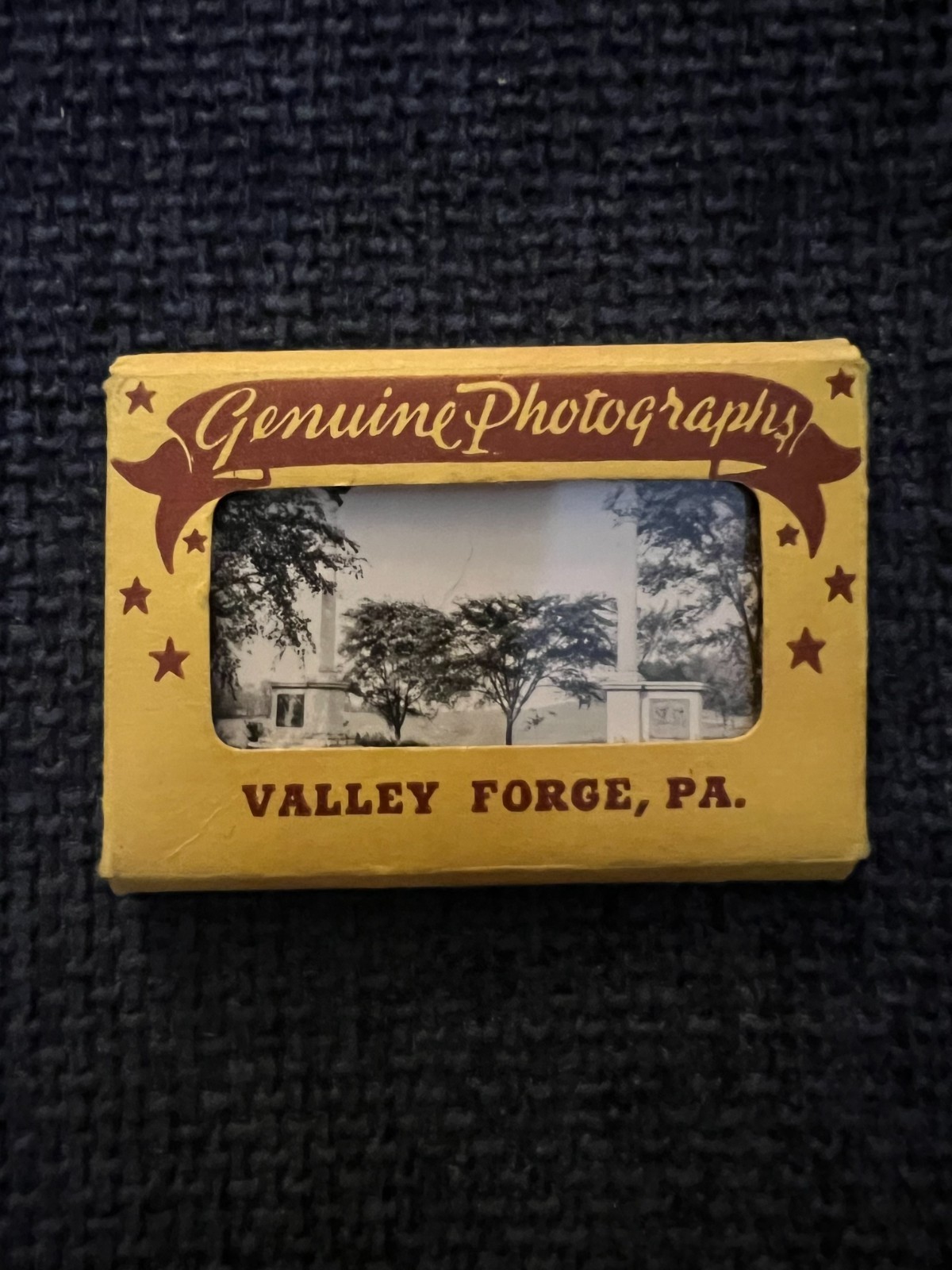 Vintage Valley Forge PA Genuine Photographs Souvenir Packet 16 Real Photo Mini 
