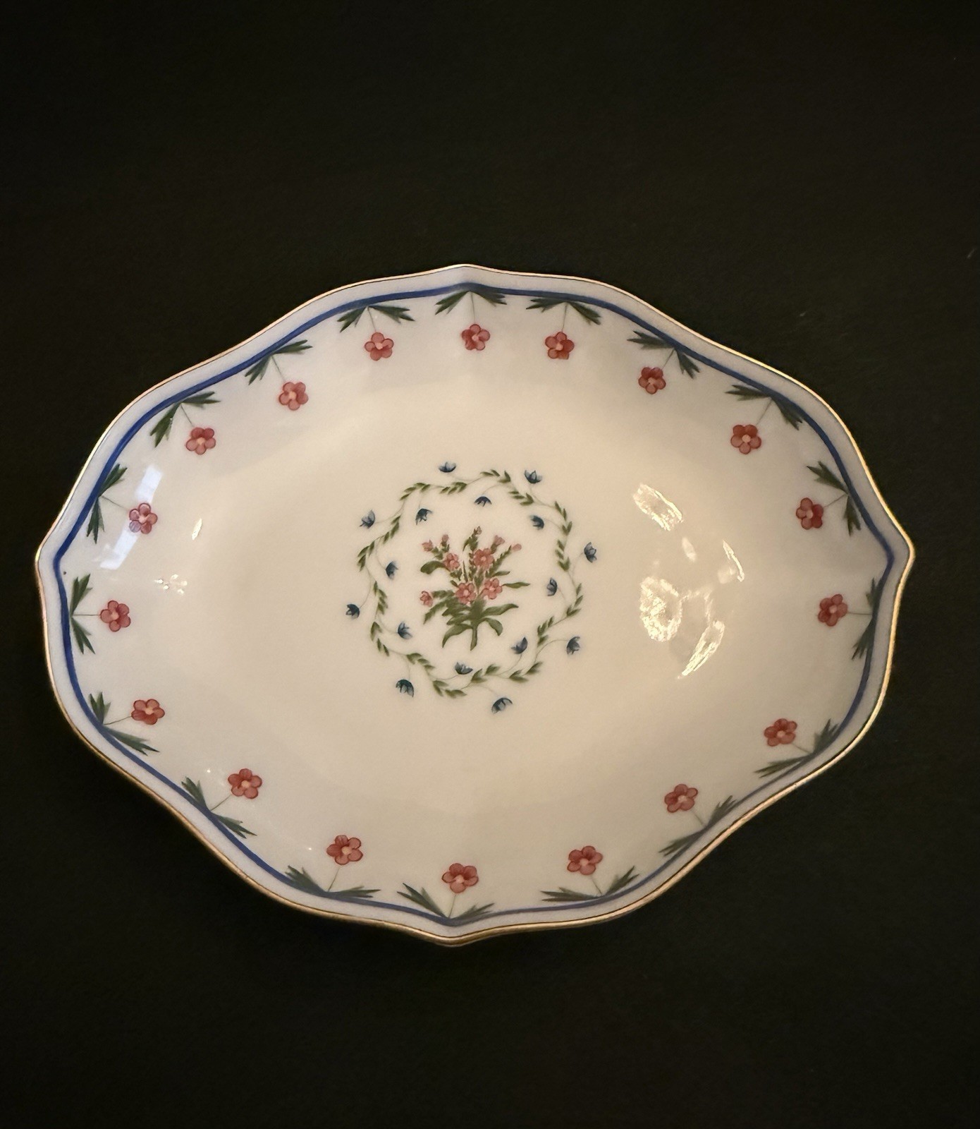 Ceralene/Raynaud Limoges “Lafayette” Trinket: Candy Dish in Excellent Condition