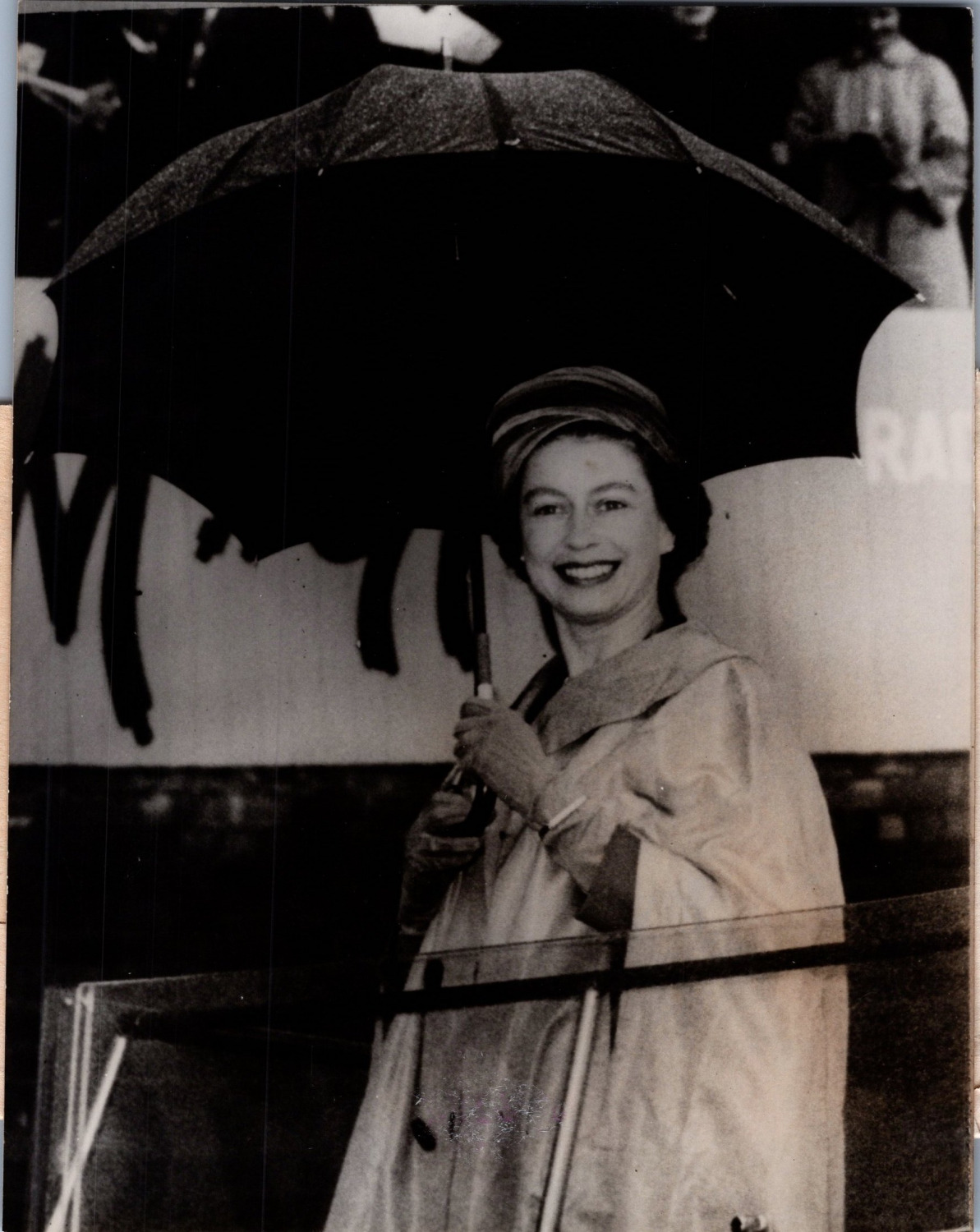 Queen Elizabeth II, Vintage Press Silver Print, circa 1958 Vintage Silver Print