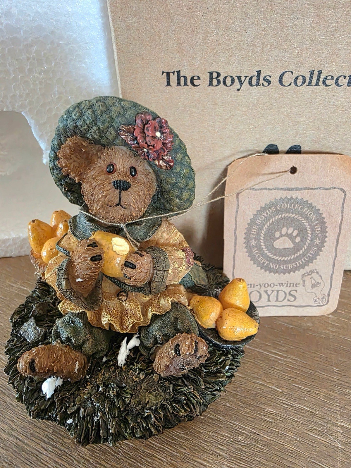 NEW Boyds Bears - Penny - Candle Lid Topper - 94980CCCT - Ships Same Day