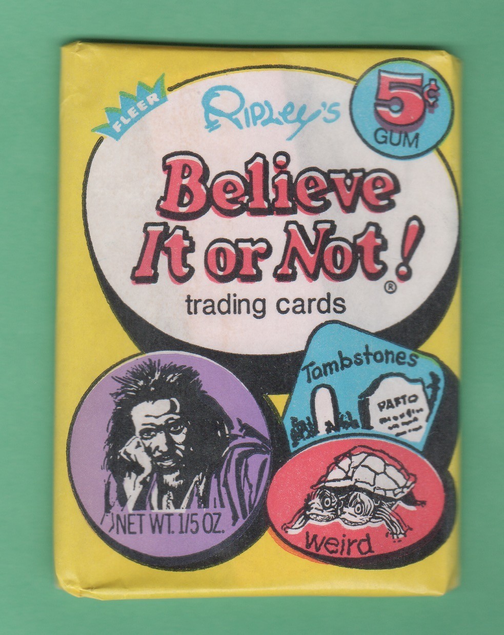 1970 Fleer RIPLEY\'S BELIEVE IT OR NOT   Unopened Pack Nrmnt+
