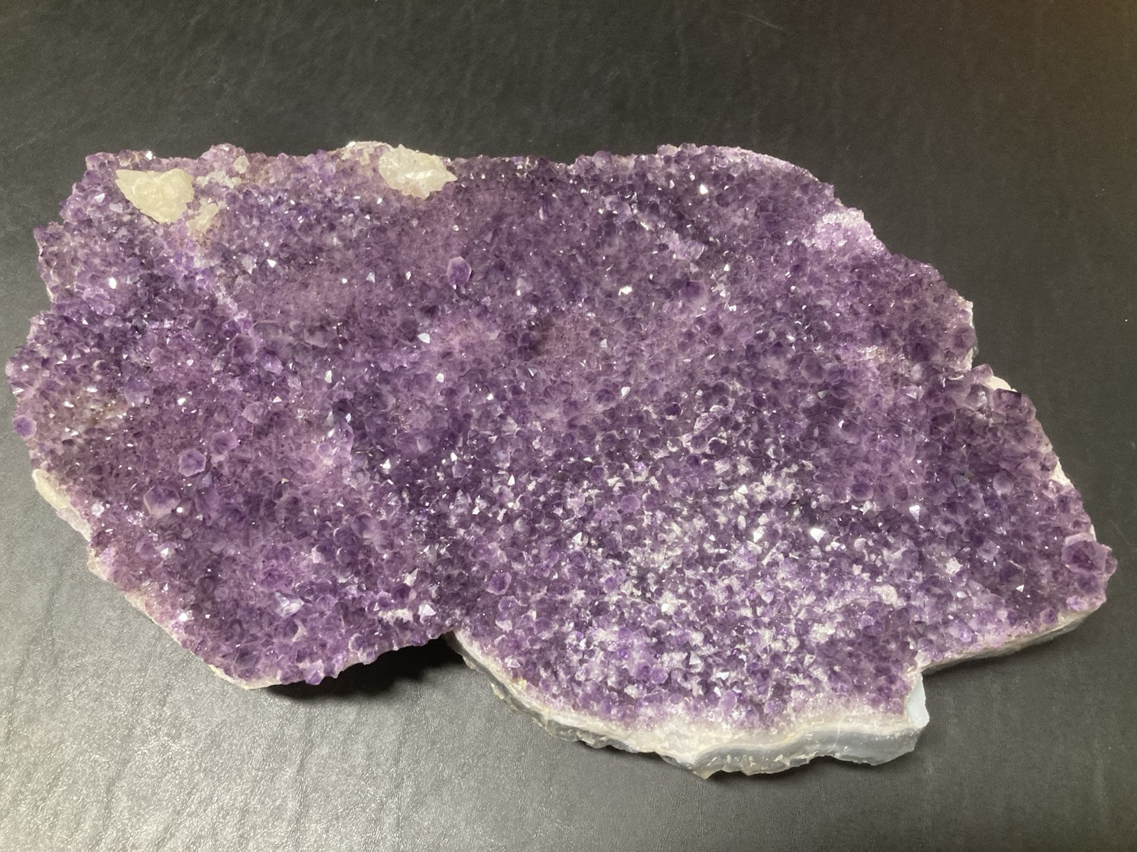 Beautiful Large Amethyst Crystal Cluster Slab Or Plate 21 LB Beautiful Large Amethyst Crystal Cluster Slab Or Plate 21 LB